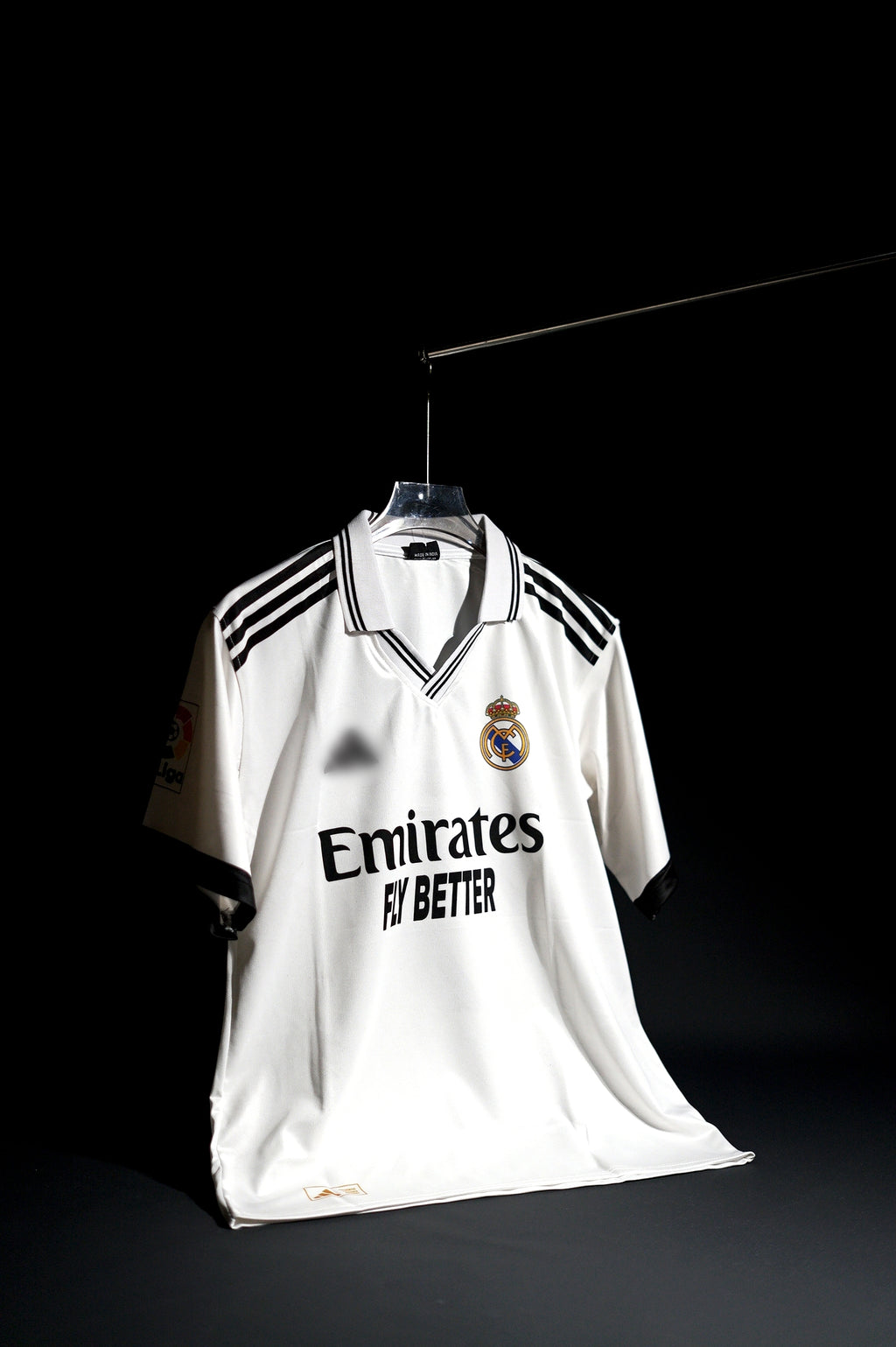 Real Madrid FC | CRISTIANO RONALDO #7 | 2016-17 | Home Kit | Retro Design | White | Collared Kit | Oversized  Fit