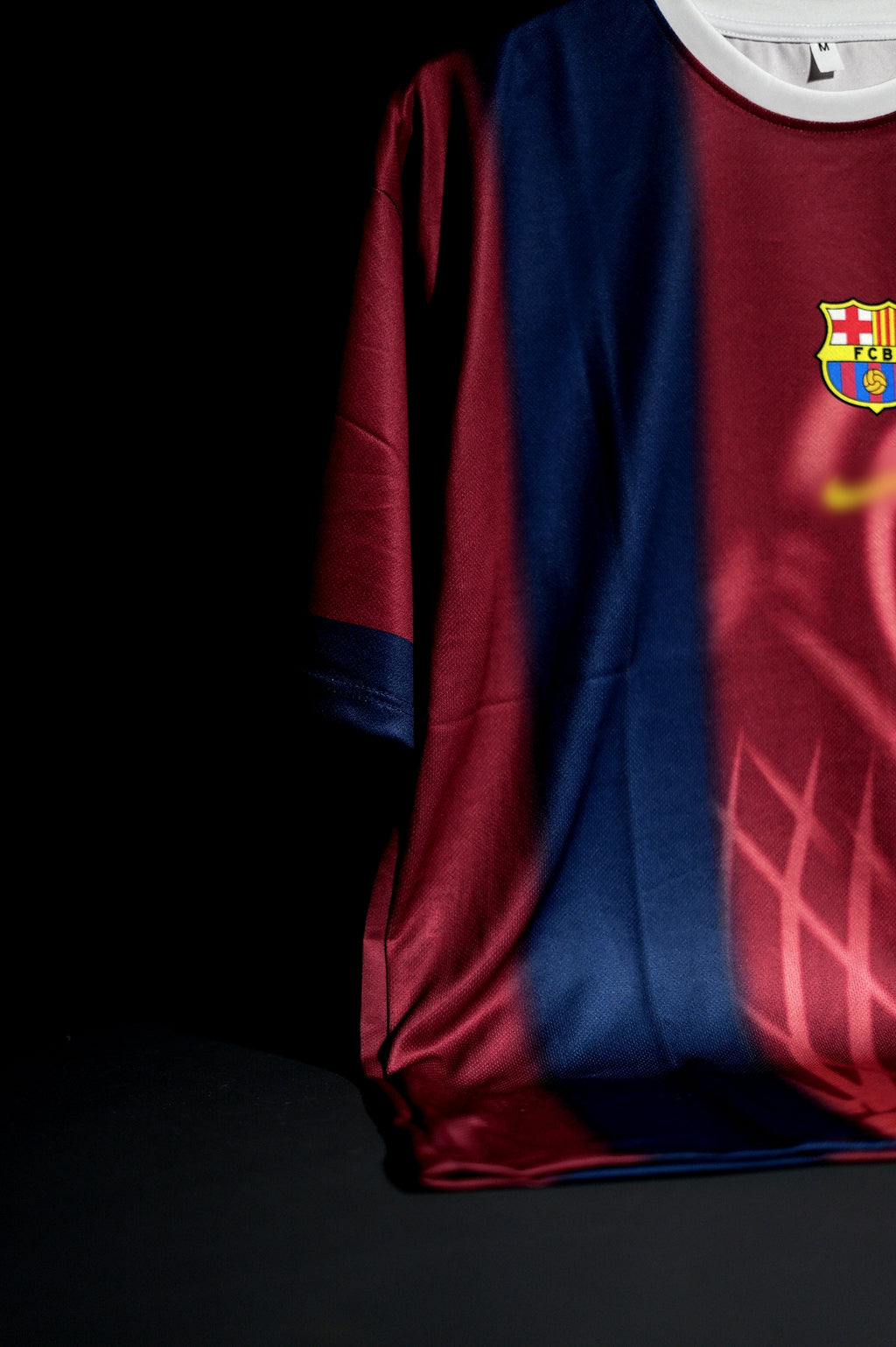 FC Barcelona x Travis Scott | CACTUS JACK #2 | 2000-01 | Home Special Kit | Maroon & Navy Blue | Oversized Fit