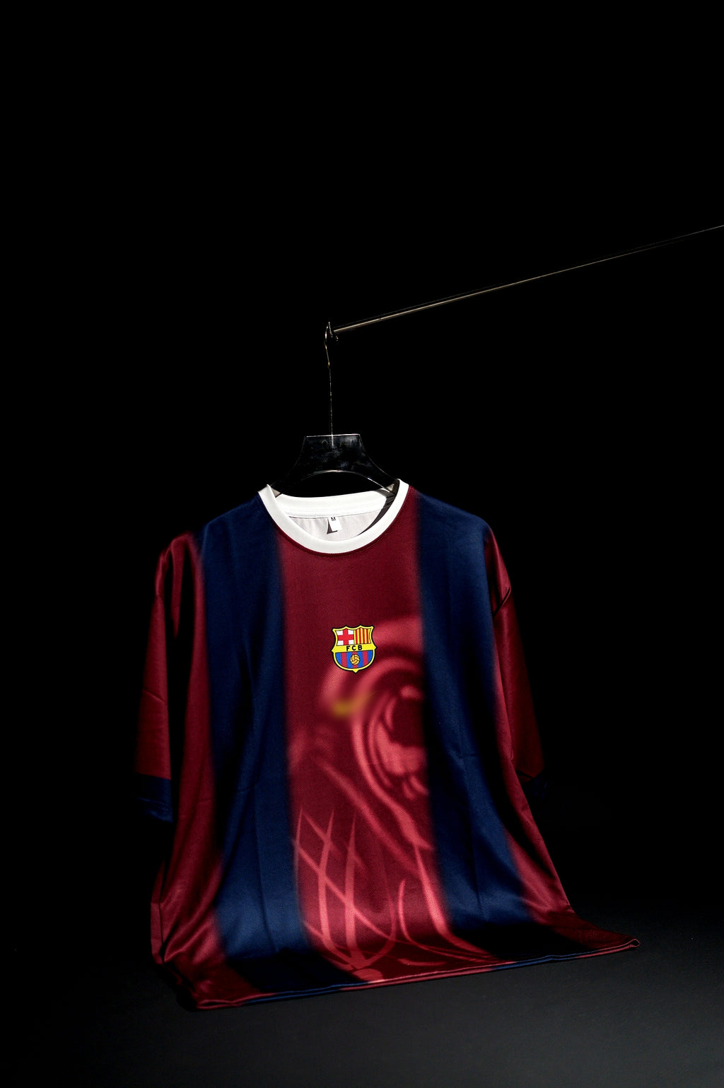 FC Barcelona x Travis Scott | CACTUS JACK #2 | 2000-01 | Home Special Kit | Maroon & Navy Blue | Oversized Fit
