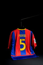 FC Barcelona | PUYOL #5 | 2003-04 | Home Kit | Retro Design | Blue & Red | Oversized Fit