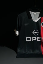 Paris Saint Germain | RONALDINHO #21 | 2001-02 | Away Kit | OPEL | Retro Design | Red & Black | Collared Kit | Regular Fit