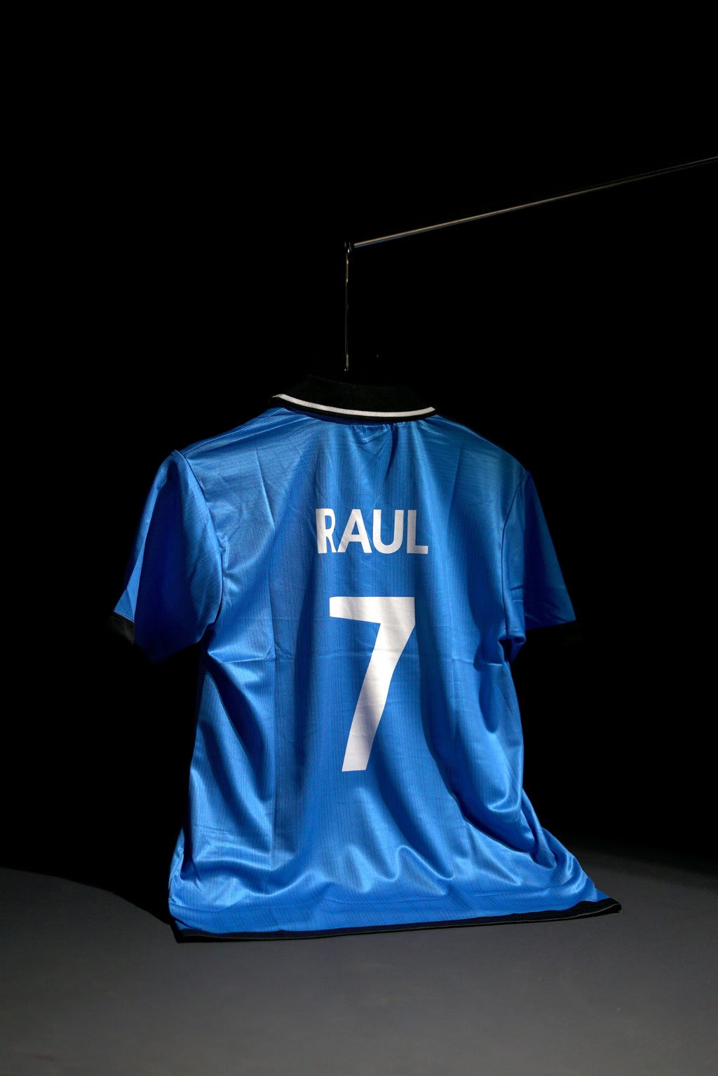Real Madrid FC | RAUL #7 | 1999-00 | Third Kit | Teka | Retro Design | Blue | Collared Kit | Regular Fit