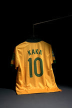 Brazil | KAKA #10 | 2010-11 | Home Kit | Retro Design | Yellow | Collared Kit | Regular Fit