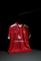 Manchester United FC | BRUNO FERNANDES #8 | 2026-27 | Home Kit | Snapdragon | Latest Design | Red | Collared Kit | Regular Fit