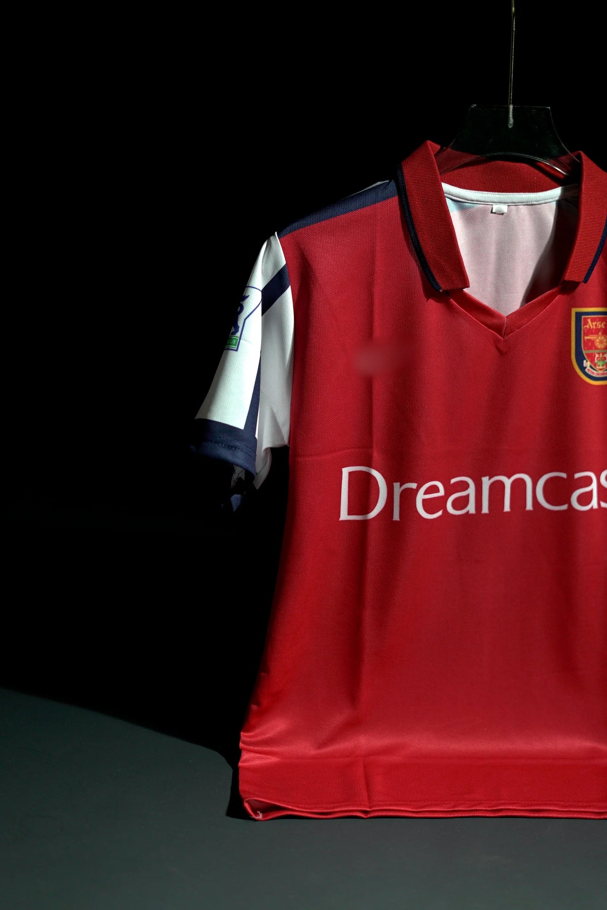 Arsenal FC | HENRY #14 | 2000-01 | Home Kit | Dreamcast | Retro Design | Red | Collared Kit | Regular Fit
