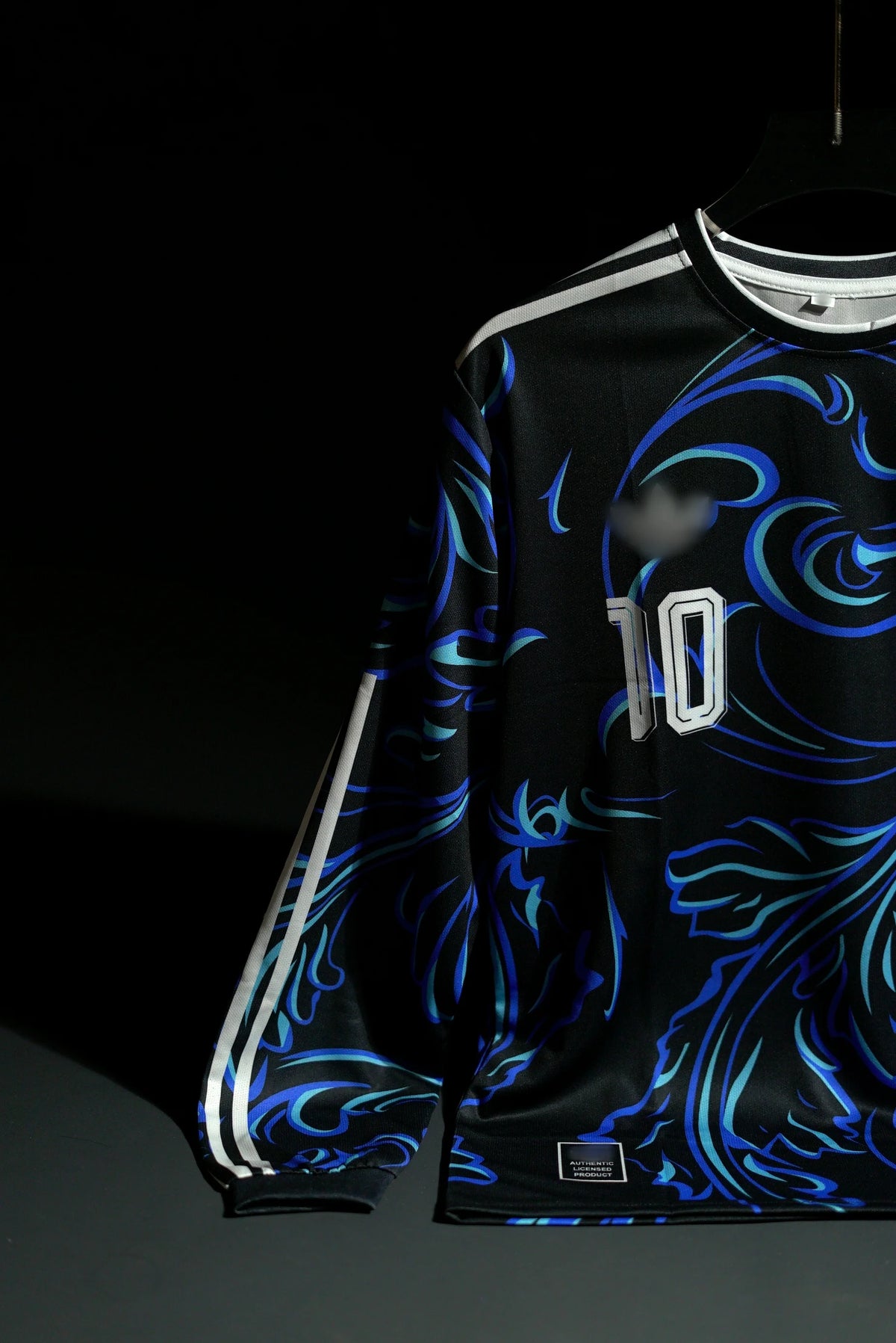 Argentina | LIONEL MESSI #10 | 2026 FIFA World Cup | Away Kit | Latest Design | Black & Blue | Full Sleeve Fit