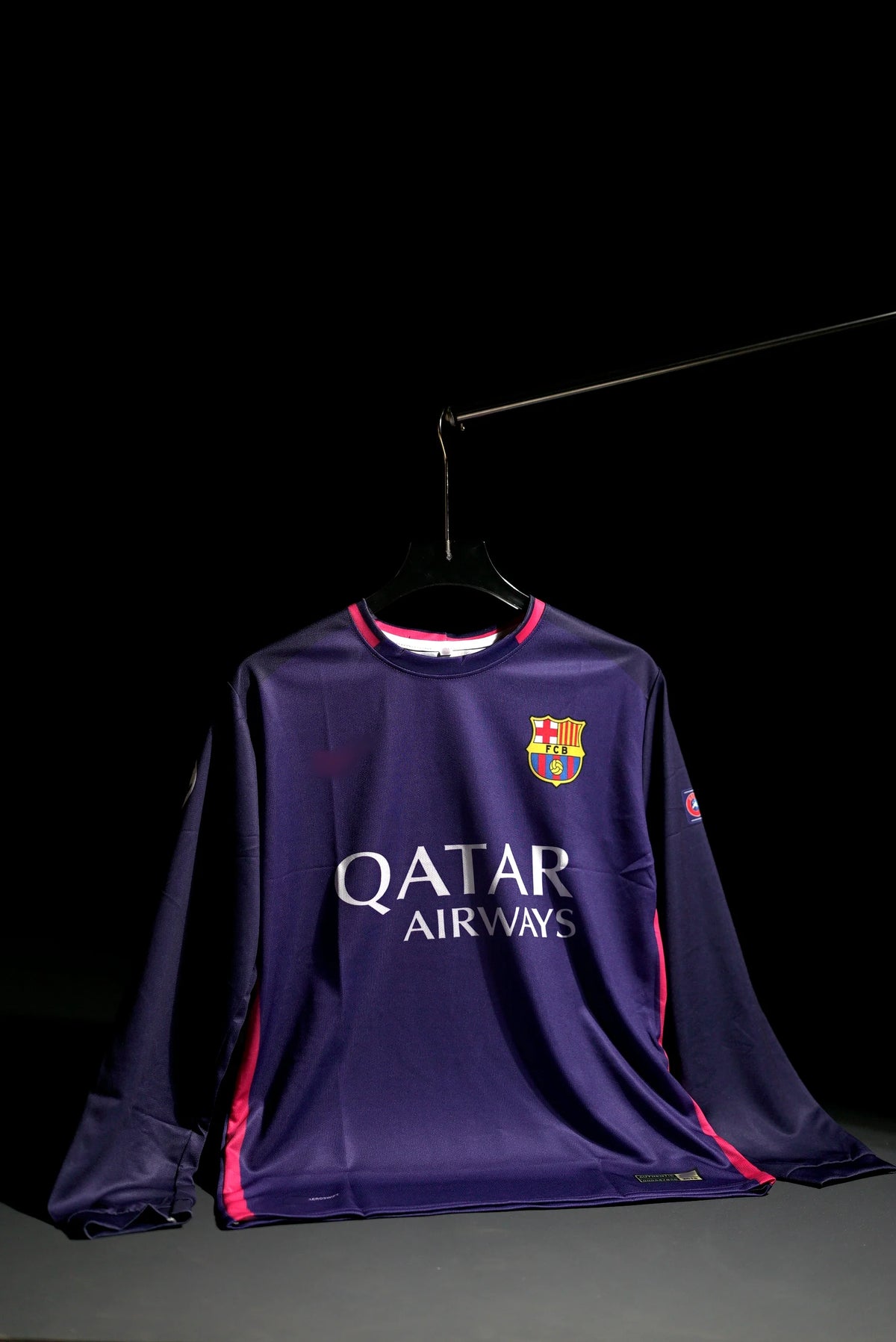 FC Barcelona | NEYMAR JR #11 | 2016-17 | Away Kit | Qatar Airways | Retro Design | Purple & Pink | Full Sleeve Fit