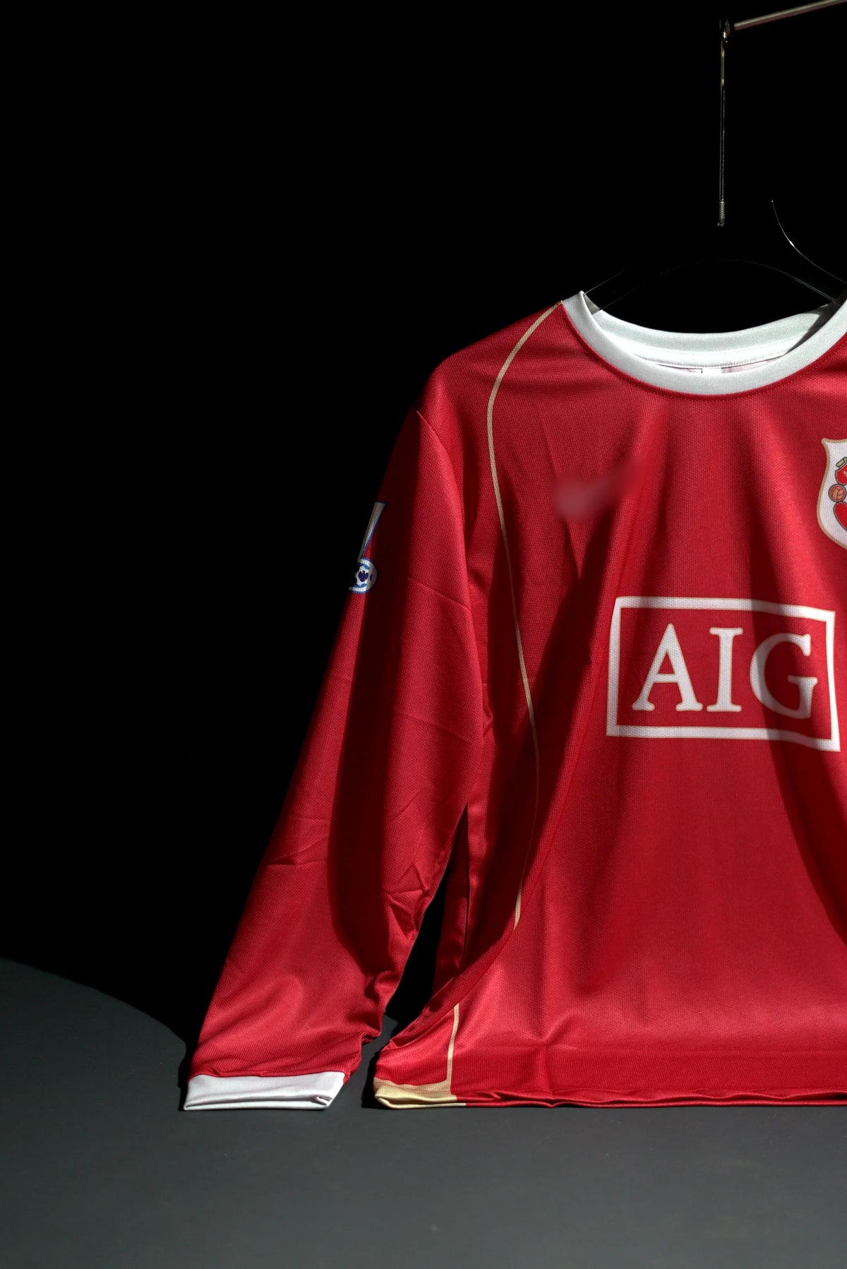 Manchester United FC | CRISTIANO RONALDO #7 | 2006-07 | Home Kit | AIG | Retro Design | Red | Full Sleeve Fit
