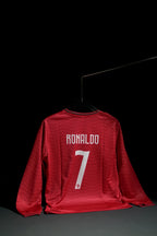 Portugal | CRISTIANO RONALDO #7 | 2026 FIFA World Cup | Home Kit | Latest Design | Red | Full Sleeve Fit