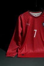 Portugal | CRISTIANO RONALDO #7 | 2026 FIFA World Cup | Home Kit | Latest Design | Red | Full Sleeve Fit