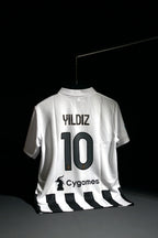 Juventus FC | YILDIZ #10 | 2026-27 | Home Kit | JEEP | Latest Design | Black & White | Collared Kit | Regular Fit