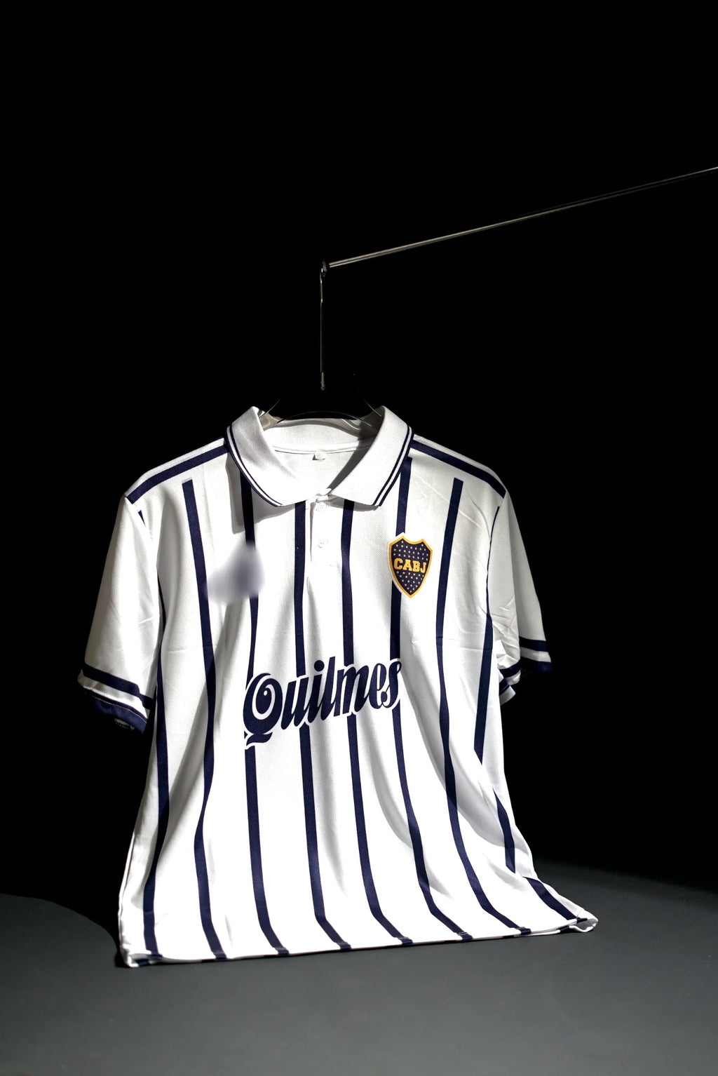 Boca Juniors FC | DIEGO MARADONA #10 | 1996-97 | Away Kit | Quilmes | Retro Design | White | Collared Kit | Regular Fit