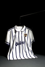 Boca Juniors FC | DIEGO MARADONA #10 | 1996-97 | Away Kit | Quilmes | Retro Design | White | Collared Kit | Regular Fit