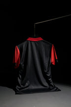 Porsche Motorsport | Polo Casual Kit | Latest Design | Black & Red |Zip with Collared Kit | Regular Fit