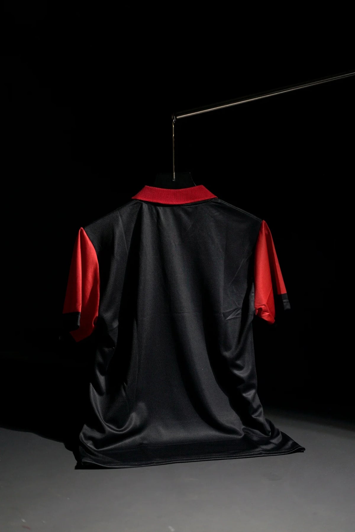 Porsche Motorsport | Polo Casual Kit | Latest Design | Black & Red |Zip with Collared Kit | Regular Fit