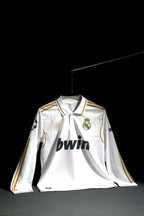 Real Madrid FC | CRISTIANO RONALDO #7 | 2011-12 | Home Kit | bwin | Retro Design | White | Collared Kit | Fullsleeve Fit