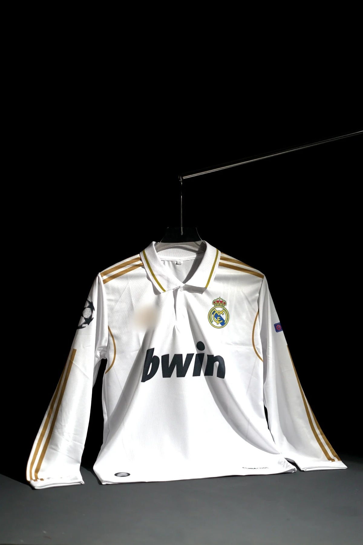 Real Madrid FC | CRISTIANO RONALDO #7 | 2011-12 | Home Kit | bwin | Retro Design | White | Collared Kit | Fullsleeve Fit
