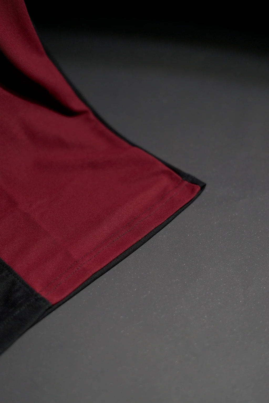 AC Milan | Polo Casual Tshirt #22 | Special Design | Embroidered Badges | Maroon & Black | Zip with Collared Kit | Regular Fit