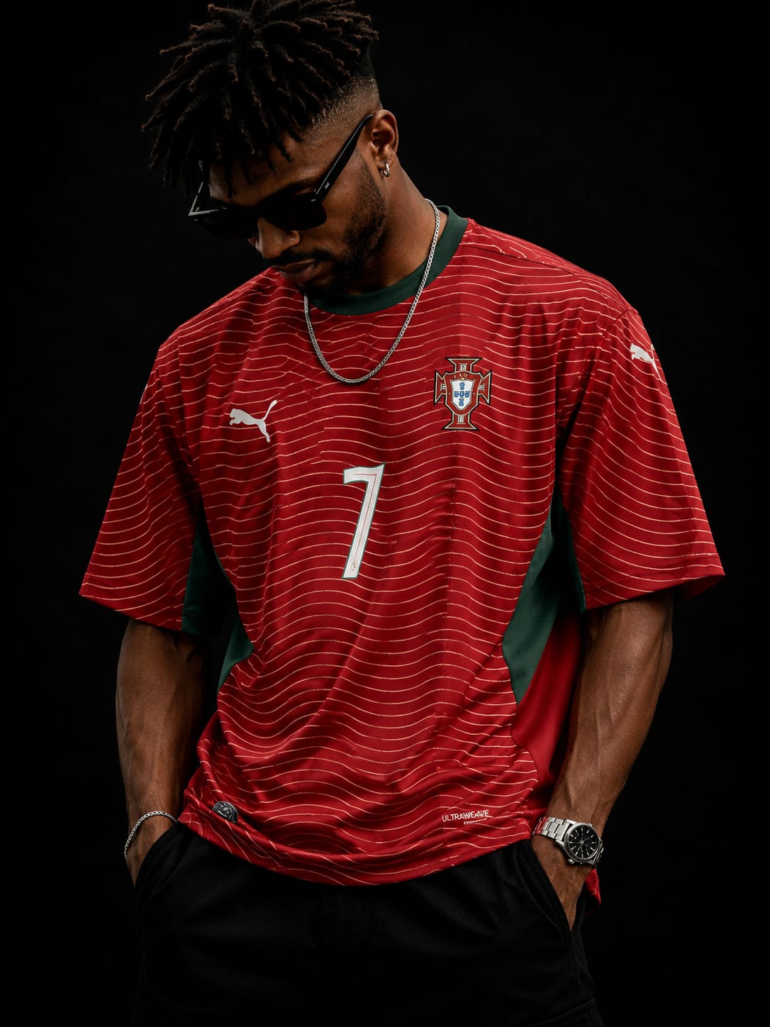Portugal Ronaldo Oversized Jersey - Elite Edition