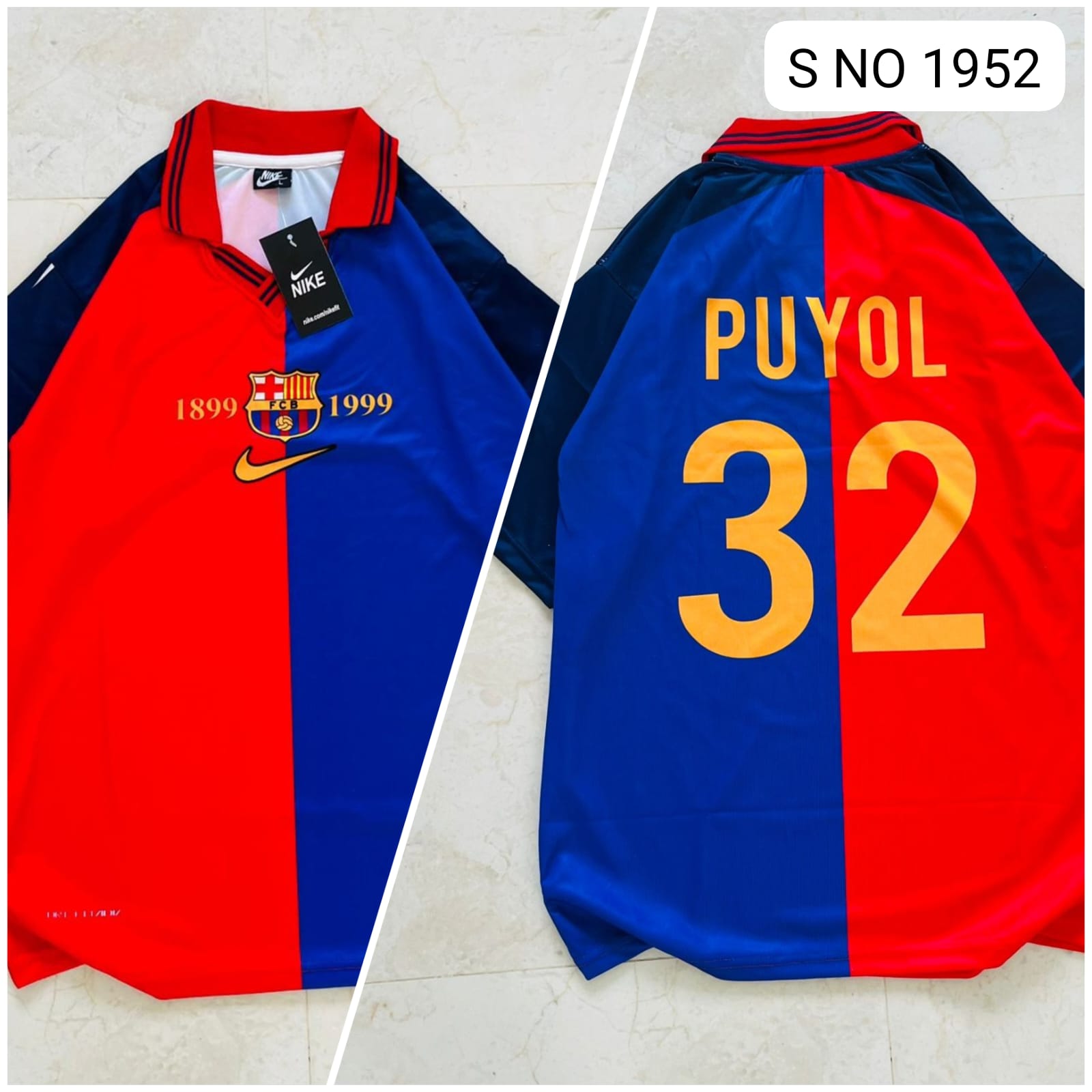 Barcelona Puyol Retro Oversized Elite Edition