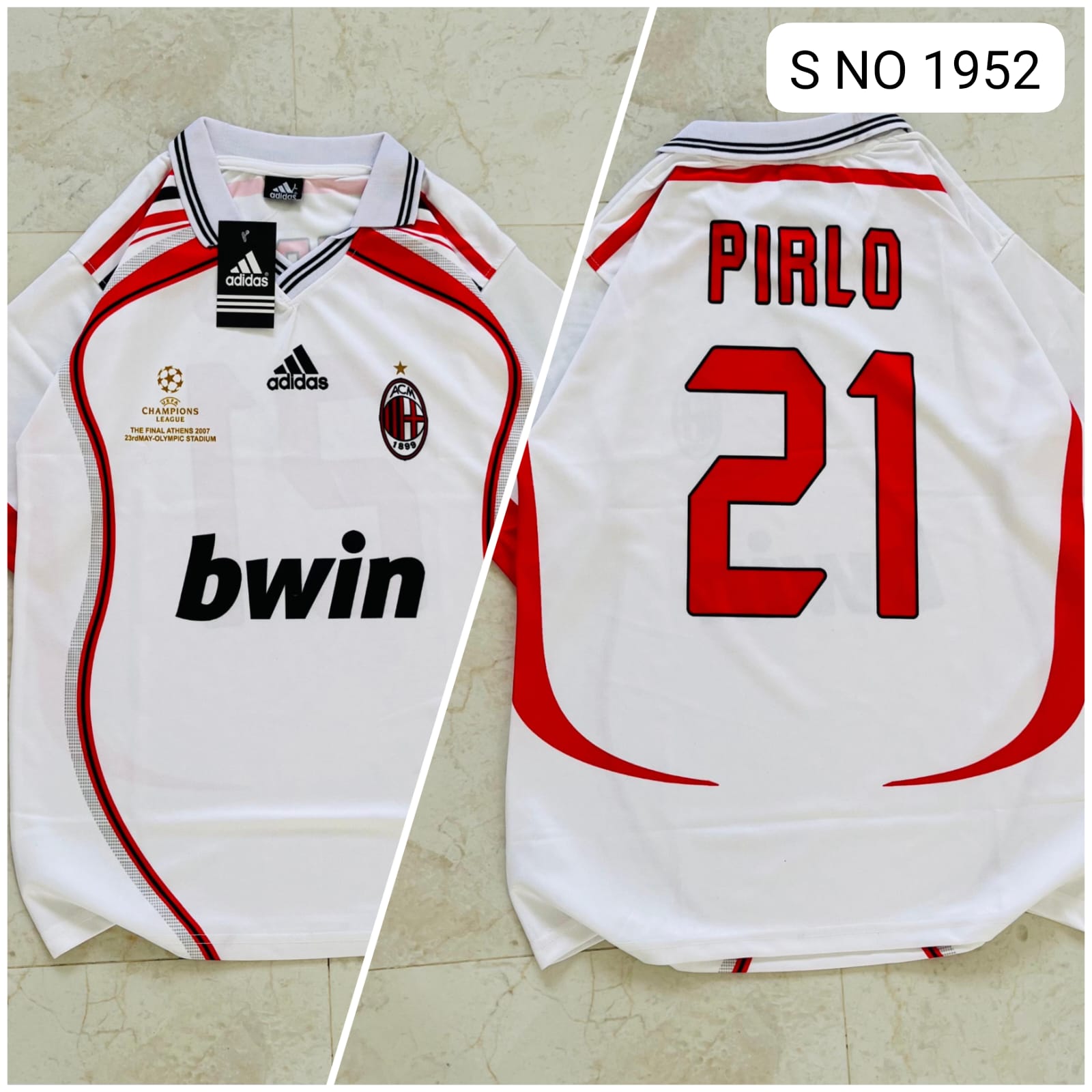 AC Milan Pirlo Retro Oversized Elite Edition