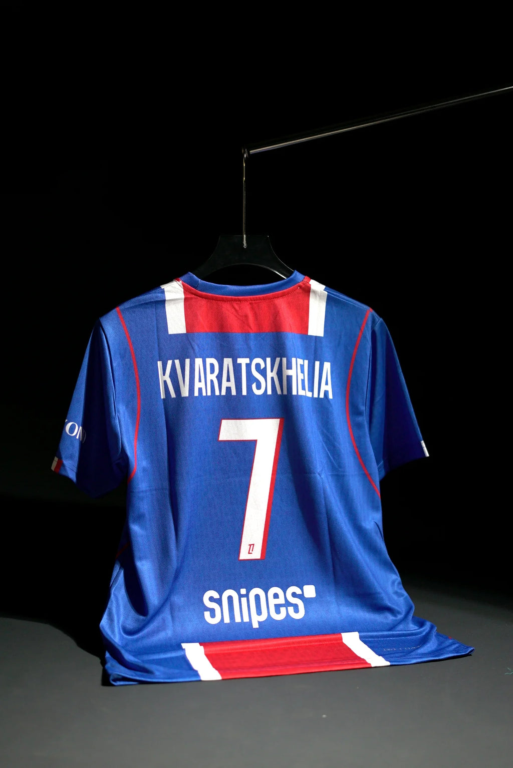 Paris Saint Germain | KVARATSKHELIA #7 | 2026-27 | Home Kit | Qatar Airways | Latest Design | Blue & Red | Regular Fit