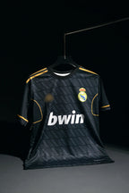 Real Madrid | CRISTIANO RONALDO #7 | 2011-12 | Away Kit | bwin | Retro Design | Black | Regular Fit