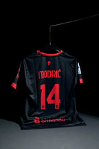 AC Milan | LUKA MODRIC #14 | 2026-27 | Third Kit | Emirates | Latest Design | Black & Red | Regular Fit