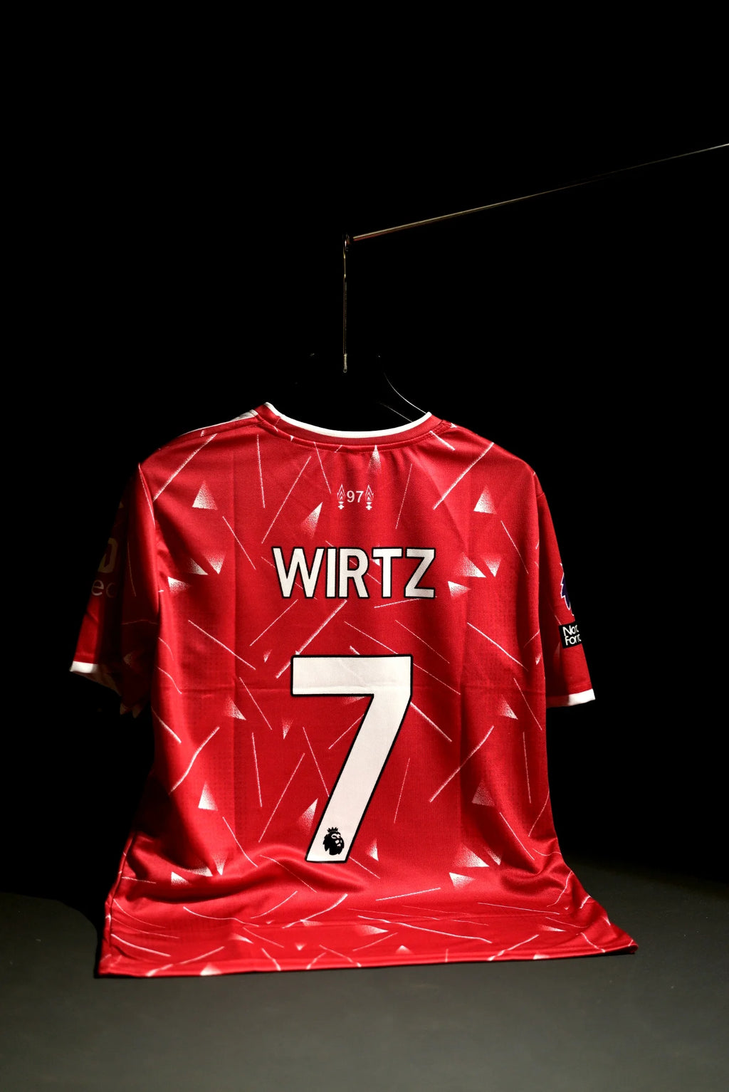 Liverpool FC | WIRTZ #7 | 2026-27 | Home Kit | Standard Chartered  Latest Design | Red | Regular Fit