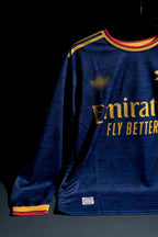Arsenal FC | RICE #41 | 2026-27 | Away Kit | Emirates | Latest Design | Dark Blue | Full Sleeve Fit