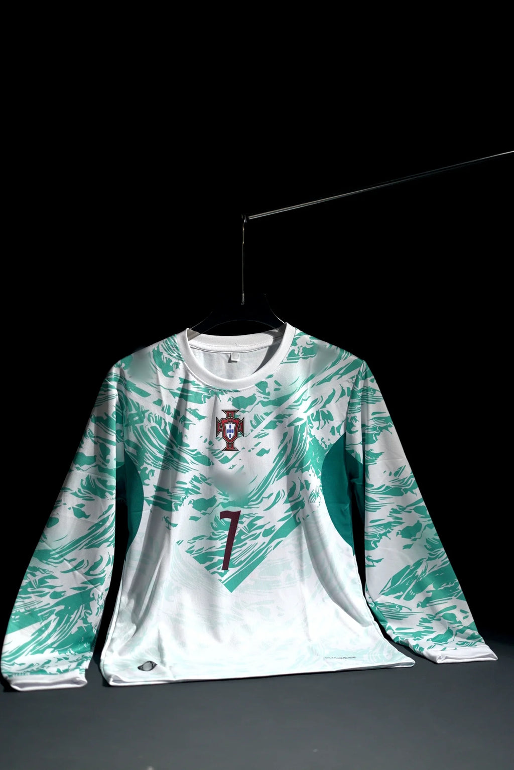 Portugal | CRISTIANO RONALDO #7 | 2026 FIFA World Cup | Away Kit | Latest Design | White & Green | Full Sleeve Fit
