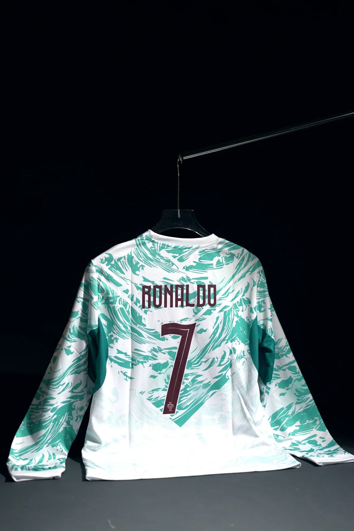 Portugal | CRISTIANO RONALDO #7 | 2026 FIFA World Cup | Away Kit | Latest Design | White & Green | Full Sleeve Fit