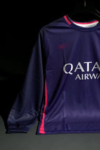 FC Barcelona | LIONEL MESSI #10 | 2016-17 | Away Kit | Qatar Airways | Retro Design | Purple | Full Sleeve Fit