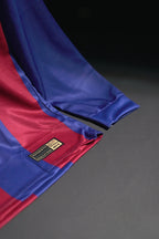 FC Barcelona | NEYMAR JR #11 | 2014-15 | Home Kit | Qatar Airways | Retro Design | Red & Blue | Full Sleeve Fit